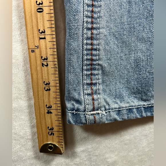 INSANE Y2K Affliction Black Premium BLAKE 34 Long Patch Distressed Jeans AC/DC - Picture 12 of 16